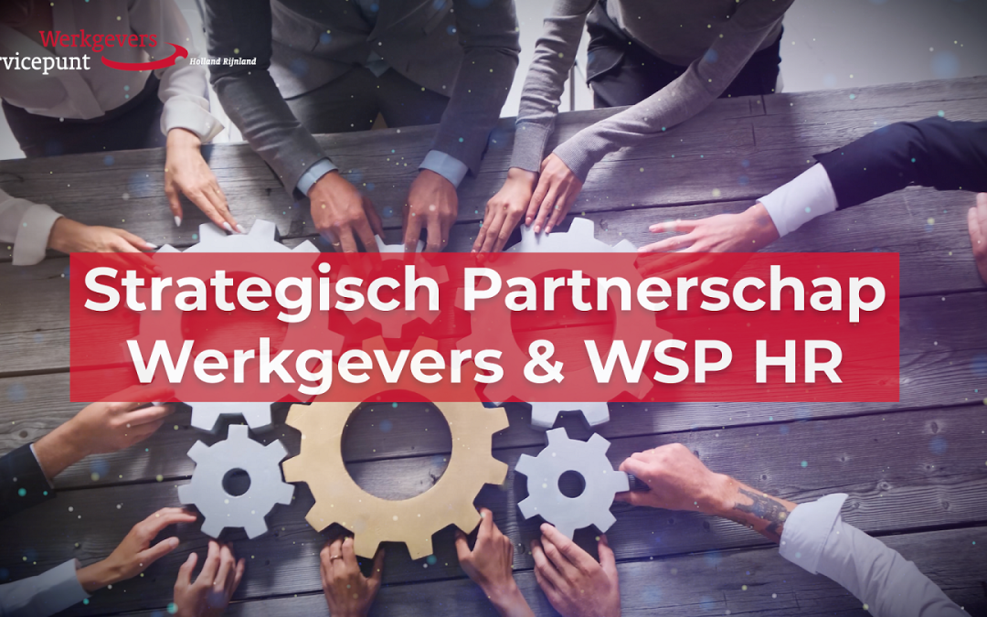 Banner van de WSP Holland Rijnland themabijeenkomst Strategisch Partnerschap